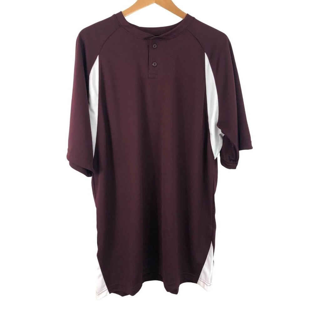 Champro Sports Dri-Gear Mens Size L Maroon Baseball Softball Team Jersey Shirt